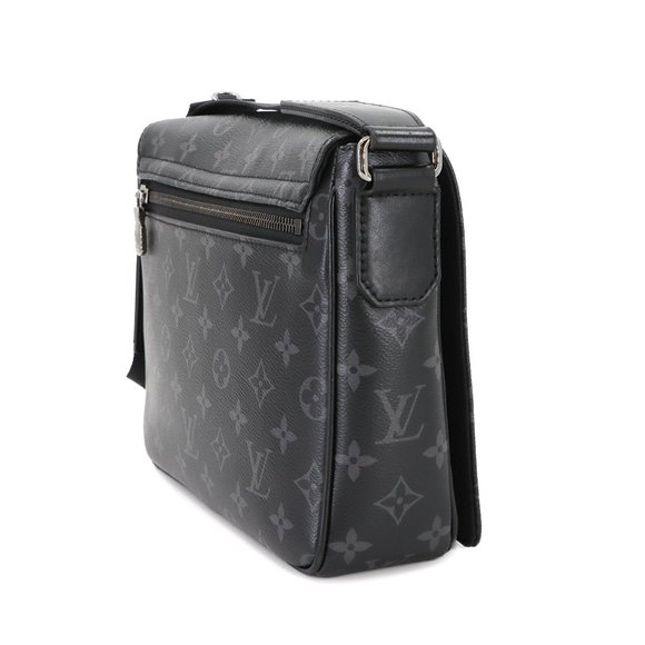 Louis Vuitton Monogram Eclipse District PM NV3 Shoulder Bag, Black, M46255, R... - Picture 3 of 10